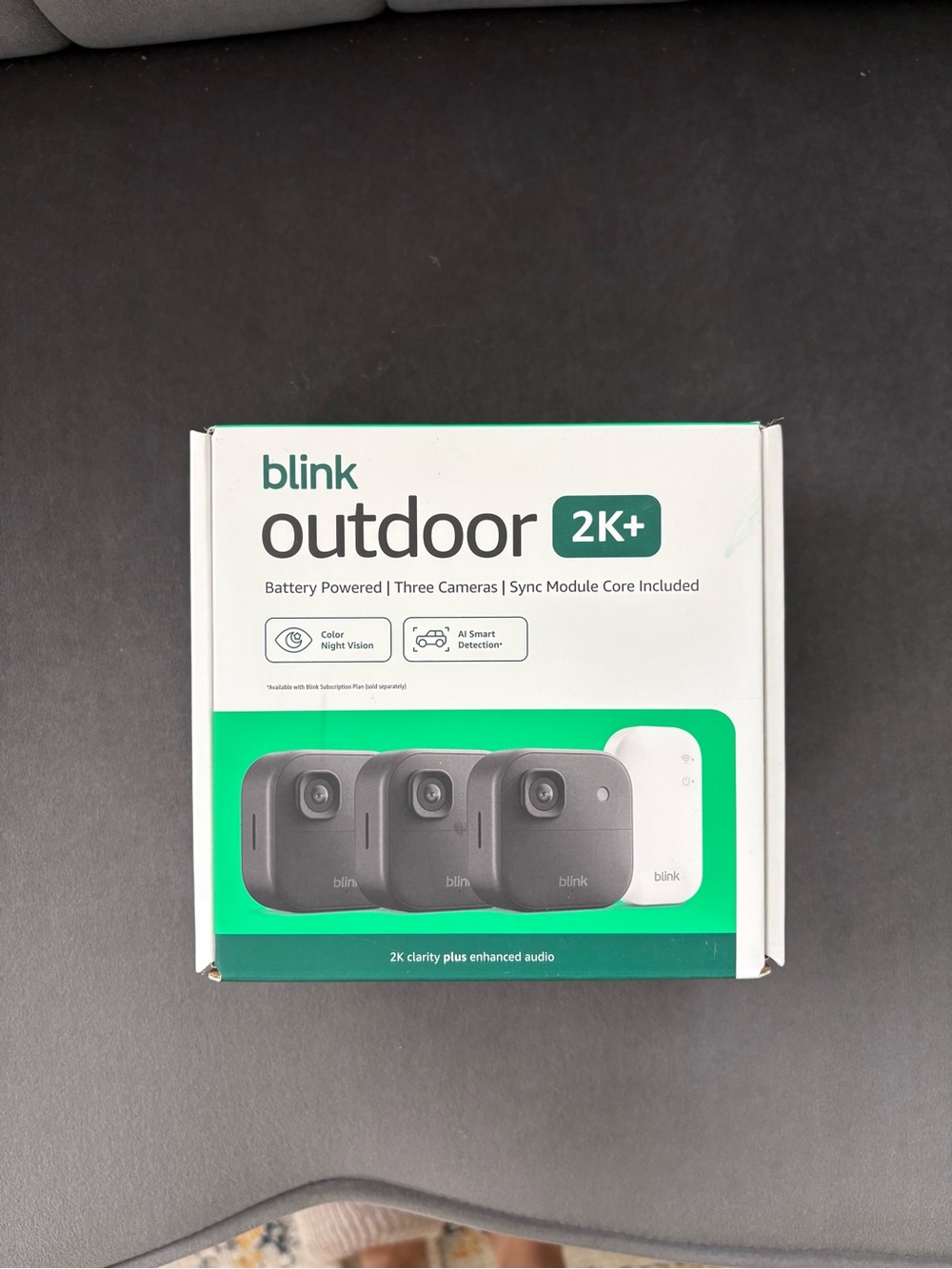 Blink Outdoor 2K+ Wireless Security Camera System - Black